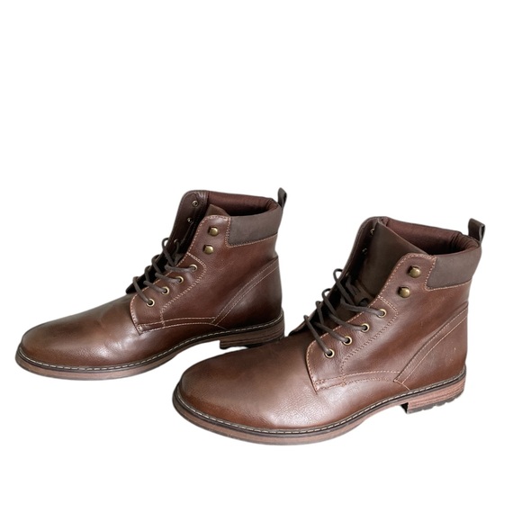 Club Room Men's Westin Lace-Up Boots Tan Size 12 - Picture 3 of 6